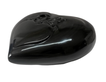 Rainbow Obsidian Skull Herz